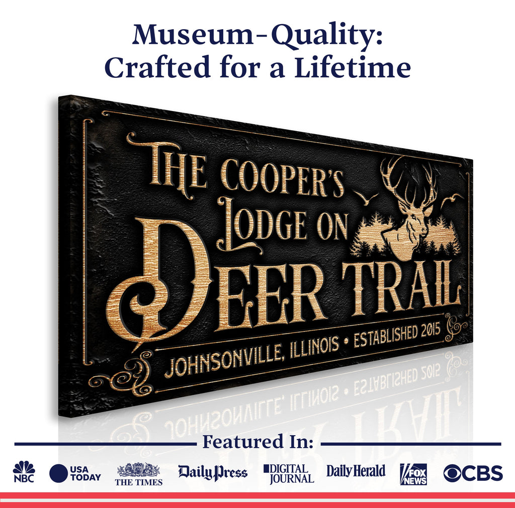 Hunting Lodge Sign