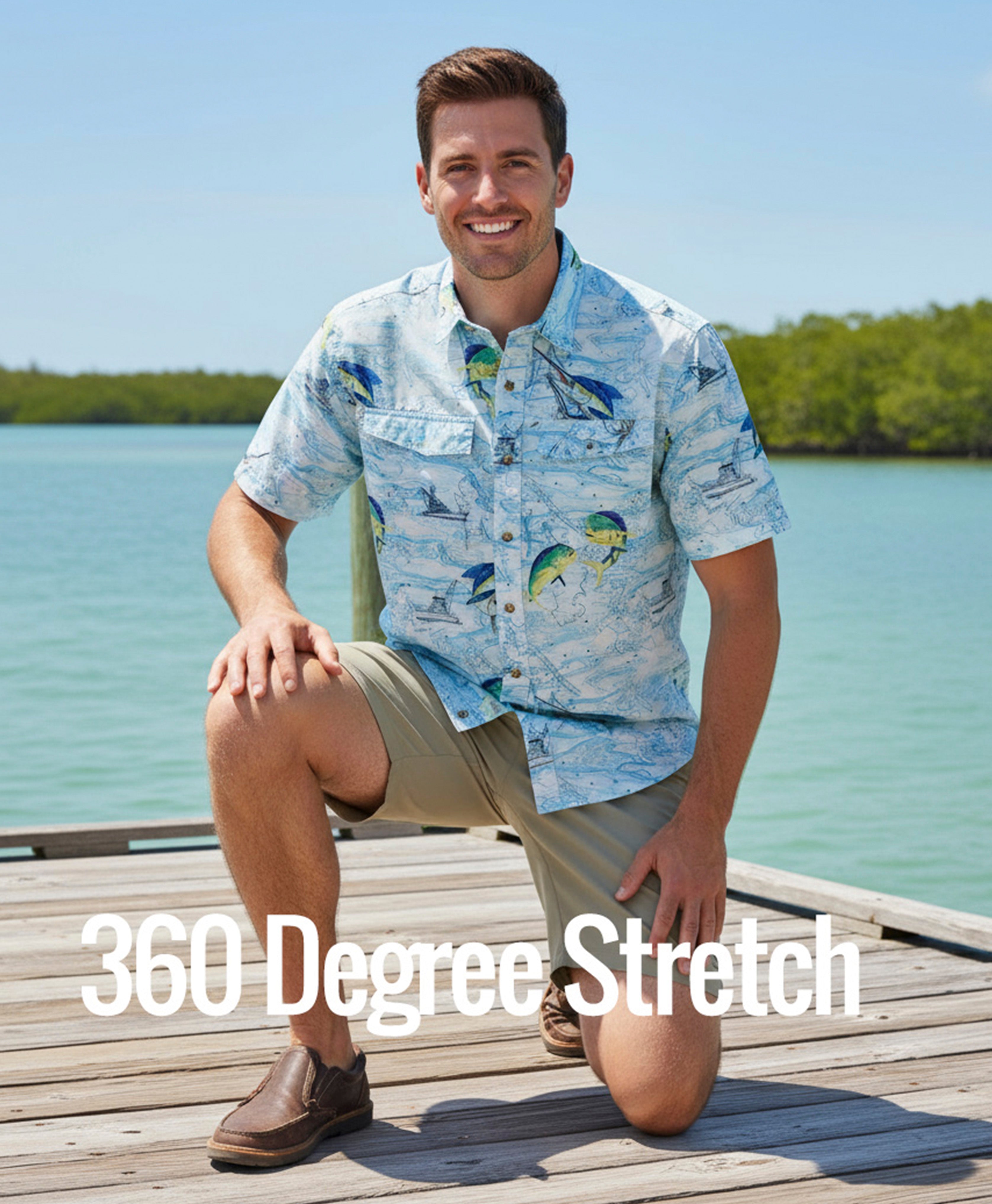 Men's Hi-Tide Hybrid 360 Degree Stretch Short